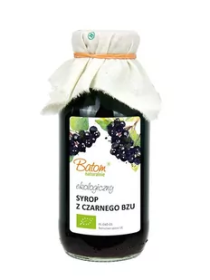 Batom Syrop z bzu czarnego BIO 330 ml Batom 000-A490-104F1 - Syropy i koncentraty owocowe - miniaturka - grafika 1
