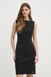 Calvin Klein sukienka kolor czarny mini dopasowana K20K208433 - Sukienki - miniaturka - grafika 1