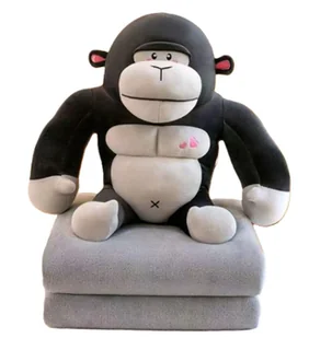 GORYL Z KOCYKIEM MAŁPKA MASKOTKA ZABAWKA PLUSZOWA PRZYTULANKA 36cm - Maskotki i pluszaki - miniaturka - grafika 1