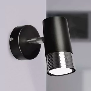 Milagro Kinkiet DANI BLACK/CHROME 1xGU10 MLP6229 - Lampy ścienne - miniaturka - grafika 1