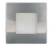 Lampy ogrodowe - LED Zewnętrzne oświetlenie schodów LED/1,7W/230V 2700K IP44 chrom - miniaturka - grafika 1