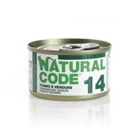 Mokra karma dla kotów - Natural Code 14 Tuńczyk Z Warzywami - Mokra Karma Dla Kota - Puszka 85G - miniaturka - grafika 1