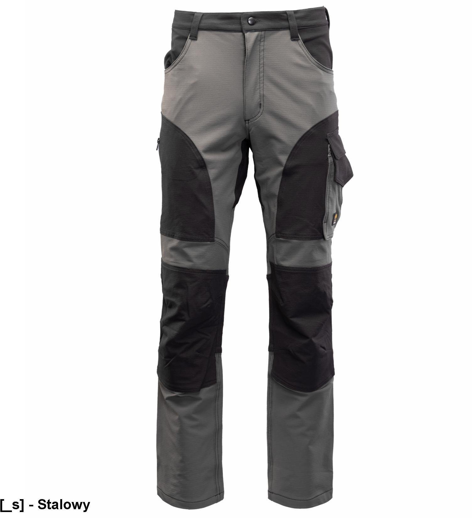 Polstar tAISP - TRAIL SPODNIE DO PASA STAL/CZARNY, 280 g/m2, 230 g/m2 - stalowy 24