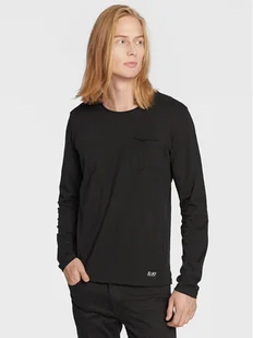 Blend Longsleeve Nicolai 20703060 Czarny Regular Fit - Koszulki męskie - miniaturka - grafika 1