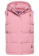 Bluzy damskie - Superdry Kamizelka z kapturem Bluza damska, Montauk Blush, 36 - miniaturka - grafika 1