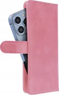 Etui i futerały do telefonów - OEM Kabura uniwersalna COMMON Book rozmiar XL do SAMSUNG A12 / A13 4G / A34 5G / A02s / XIAOMI Redmi 12 4G / 12C / NOTE 12 4G / 12 PRO 5G OPPO A53s / A72 / A92 różowa - miniaturka - grafika 1