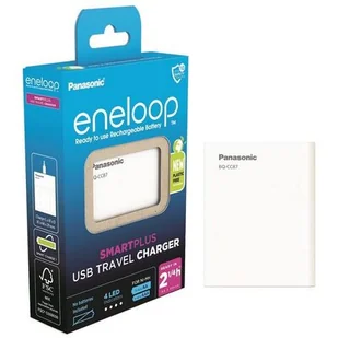 Ładowarka Panasonic Eneloop Smart+ na USB pro AA,AAA (BQ-CC87USB) - Ładowarki i akumulatory - miniaturka - grafika 1