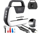 Sprężarki i kompresory - Kompresor samochodowy, FreedConn, ATJ1866, 12V/230V, LED LCD - miniaturka - grafika 1