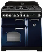 Kuchenki gazowo-elektryczne - Falcon Classic Deluxe 90 Niebieski regal chrom - miniaturka - grafika 1