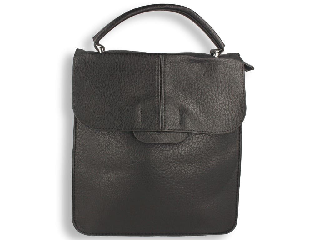 Plecak damski czarny elegancki z raczką