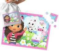 Puzzle - PUZZLE - KOCI DOMEK GABI WZORY Z BAJEK DLA DZIECI 24el + WORECZEK - miniaturka - grafika 1