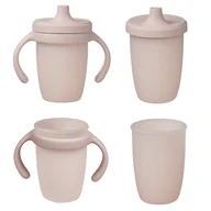 Kubki dla dzieci - Silikonowy kubek z ustnikiem 240 ml B.box - różowy 6 m+ - miniaturka - grafika 1