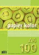 Szkolne artykuły papiernicze - KRESKA Papier kolorowy A4 100 waniliowy - miniaturka - grafika 1