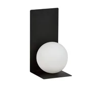 Lampy ścienne - Kinkiet ścienny Form czarno-biały 1xE14x10W wym: 30 x 15 cm szkło IP20 Emibig - miniaturka - grafika 1