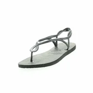 Klapki i japonki damskie - Havaianas Damskie japonki Luna, czarny - czarny Black - 39/40 EU - miniaturka - grafika 1