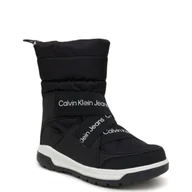 Buty dla dziewczynek - CALVIN KLEIN JEANS Ocieplane śniegowce - miniaturka - grafika 1