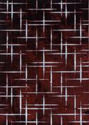 Dywany - Dywan COSTA 01 czerwony / czarny / biały, 160x230 cm - miniaturka - grafika 1