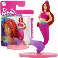 Figurki dla dzieci - BARBIE RAINBOW LIGHTS MERMAID LALECZKA MATTEL FIGURKA NA PODSTAWCE SYRENKA - miniaturka - grafika 1
