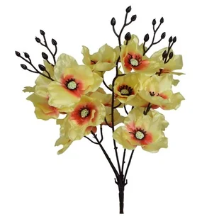 Bukiet storczyka 42cm BU870 CR01 sztuczny storczyk kremowy - Sztuczne kwiaty - miniaturka - grafika 1