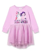 Sukienki - Bestseller A/S Niemowlęta Dziewczynka NMFJANE MLP LS SWE Sukienka UNB CPLG, Fioletowa Tulle, 86, Violet Tulle, 86 cm - miniaturka - grafika 1