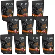 Mokra karma dla psów - PIPER Saszetka Serca Kurczaka z Ryżem 10szt 500g - miniaturka - grafika 1