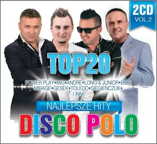 Top 20 Najlepsze Hity Disco Polo 2 2CD - Disco polo - miniaturka - grafika 1