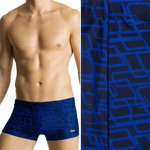 Bokserki Kąpielowe Męskie ATLANTIC Kąpielówki Dopasowane Szybkoschnące XXL - Kąpielówki męskie - miniaturka - grafika 1