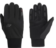 Rękawiczki - 4F RÄKAWICZKI SOFTSHELLOWE DOTYK / rozm M - miniaturka - grafika 1