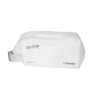 Kosmetyczki, organizery i kuferki - Kosmetyczka EMMIE biała 23x11,5x11,5 cm HOMLA - miniaturka - grafika 1