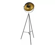 Lampy stojące - Lampa podłogowa MATYLDA 1xE27/20W/230V czarna/złota - miniaturka - grafika 1