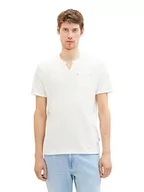 Koszulki męskie - TOM TAILOR T-shirt męski, 10332 – Off White, XXL - miniaturka - grafika 1