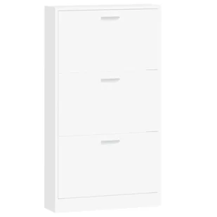 Lumarko Szafka na buty, biały, 59x17x108 cm, materiał drewnopochodny - Szafki na buty - miniaturka - grafika 6