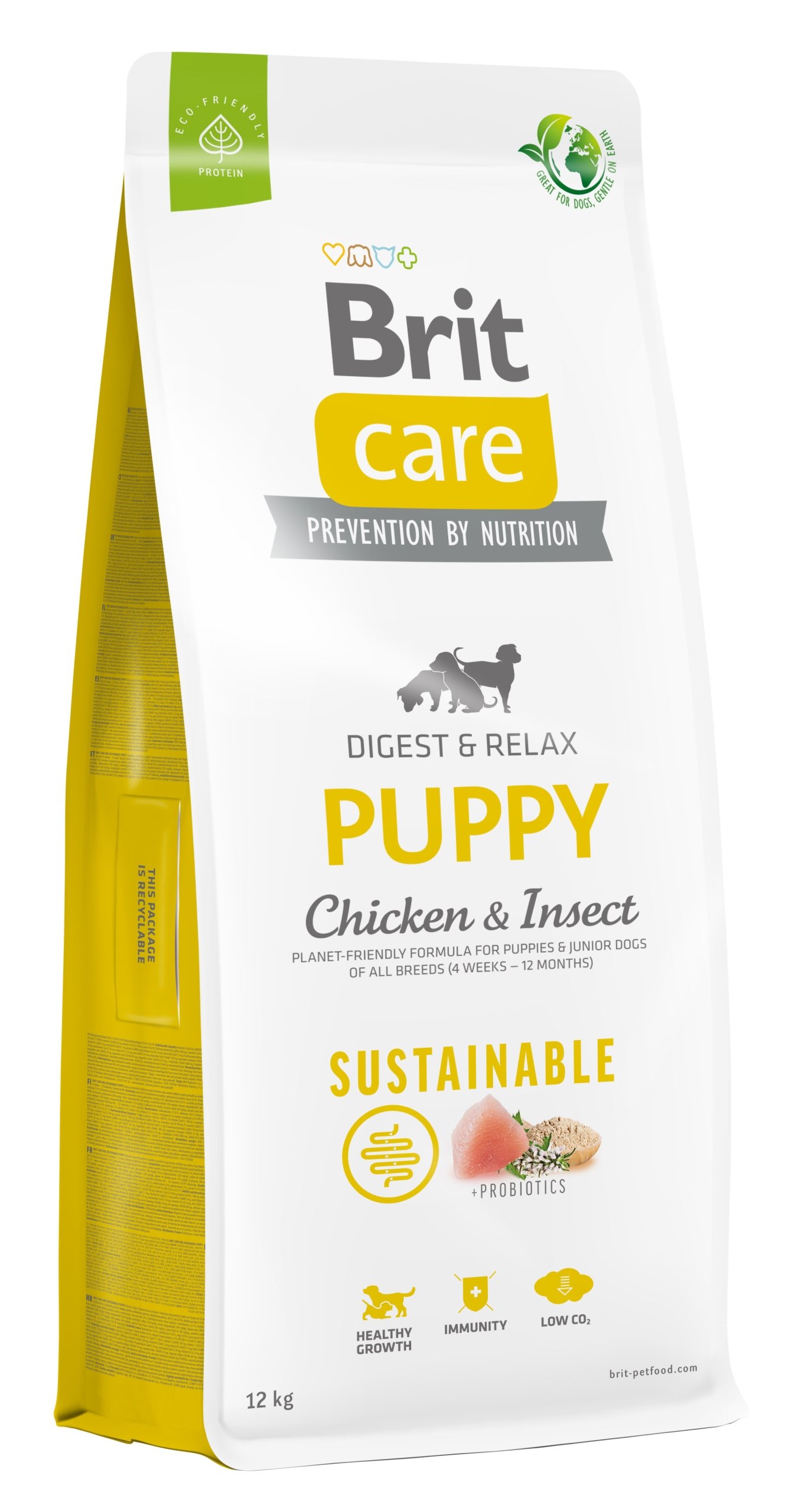 Brit Care Dog Sustainable Puppy Chicken Insect 12kg