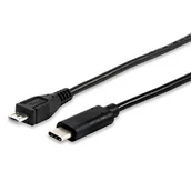 Kable USB - Equip Kabel USB USB-C microUSB czarny 12888407 - miniaturka - grafika 1