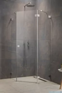Kabiny prysznicowe - Radaway Essenza Pro Brushed Nickel Ptj kabina pięciokątna 90x90 prawa szczotkowany nikiel 10100000-91-01R/10100200-01-01 - miniaturka - grafika 1