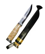 Noże - Marttiini Suomi-Finland stal nierdzewna/brzoza karelijska* & brąz/skóra 548018W - miniaturka - grafika 1