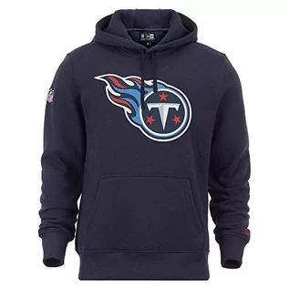 Bluzy męskie - New Era męski sweter z kapturem NFL Tennessee Titans bluza z kapturem, niebieski, XL 11073750_Obsadian_XL - grafika 1