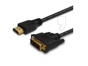 ELMAK SAVIO CL-10 Kabel HDMI AM 19pin - DVI-D M 18+1 4Kx2K 1,5m 1_336665 - Kable - miniaturka - grafika 2