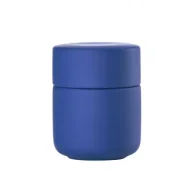 Pojemniki łazienkowe - Zone Denmark Pojemnik z pokrywą Ume Indigo blue 31557 Niebieski - miniaturka - grafika 1
