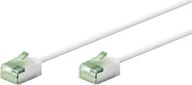 Kable komputerowe i do monitorów - Goobay Ultra-elastyczny CAT 8.1 kabel krosowy, slim, U/FTP, biały - Długość kabla 2 m RB74361 - miniaturka - grafika 1