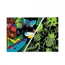 Mudpuppy Puzzle Świecące w Ciemności Insekty 100 Elementów 5+ - Puzzle - miniaturka - grafika 1