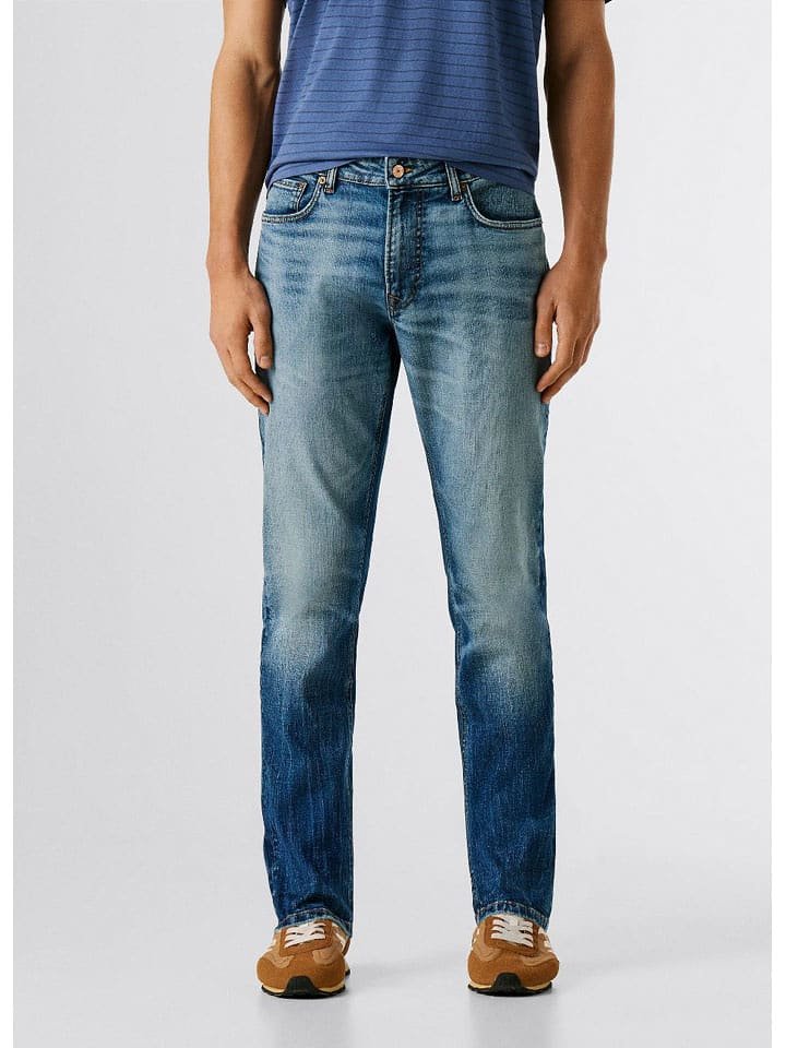 Pepe Jeans Dżinsy - Tapered fit - w kolorze niebieskim