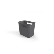 Koszyki łazienkowe - Rotho Brisen pojemnik łazienkowy 7 l antracyt 1023808853 - miniaturka - grafika 1