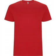 Koszulki męskie - T-shirt Męski Koszulka Męska GRUBSZA BAWEŁNA ROLY 6681 CZERWONA 2XL - miniaturka - grafika 1