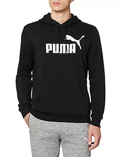 Puma Męska bluza z kapturem Ess Big Logo Tr czarny Black 3xl 586688 - Bluzy męskie - miniaturka - grafika 1