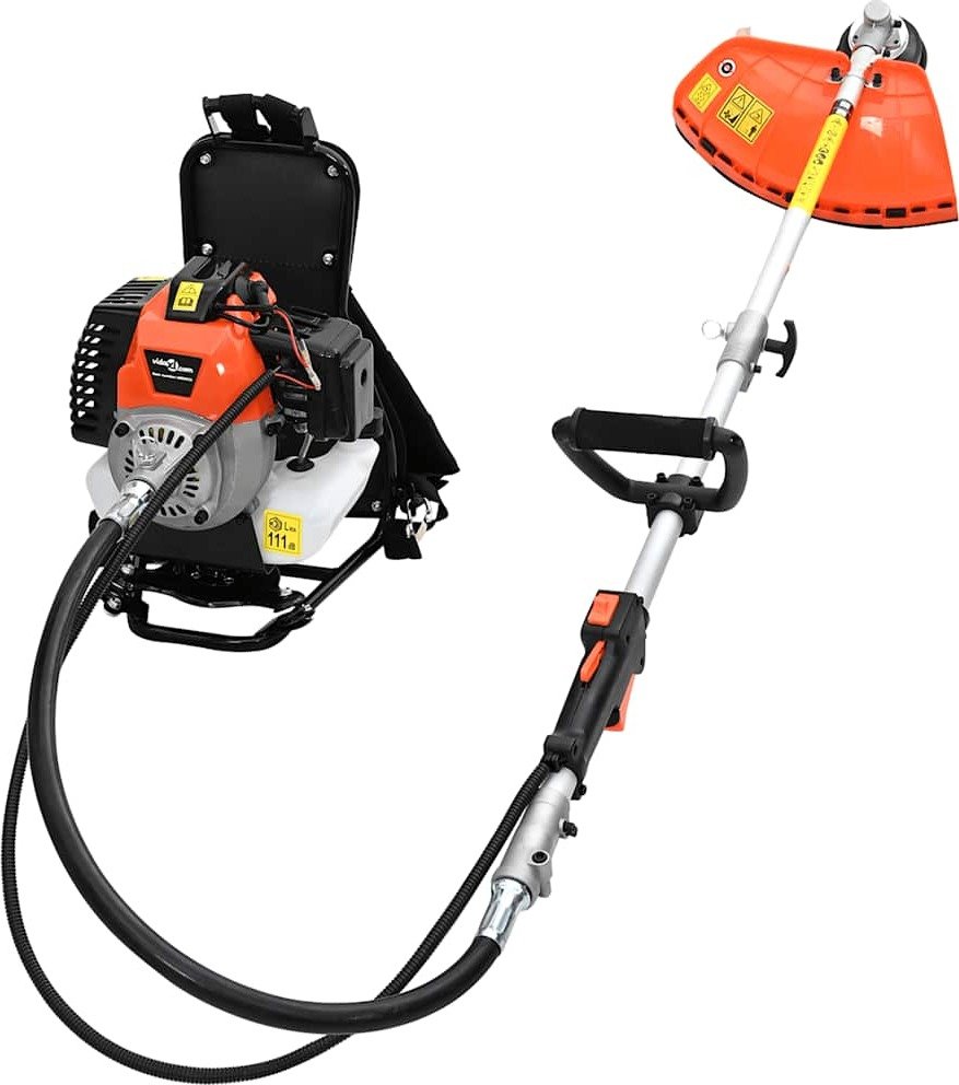 vidaXL Kosa spalinowa plecakowa pomarańczowa 52 cm³ 1,45 kW