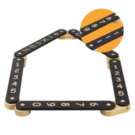 Zabawki sensoryczne - MEOWBABY Ścieżka Sensoryczna Drewniana, Balance Beam, 5 elementów, Czarna - miniaturka - grafika 1