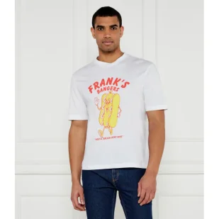 Hugo Blue T-shirt Nugotacos Regular Fit - Koszulki męskie - miniaturka - grafika 1