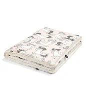 Koce i narzuty dla dzieci - LA MILLOU CIEPŁY KOCYK MINKY - L - UNICORN SUGAR BEBE ECRU - miniaturka - grafika 1