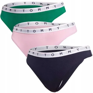 TOMMY HILFIGER MAJTKI DAMSKIE STRINGI 3P r. S - Majtki damskie - miniaturka - grafika 1